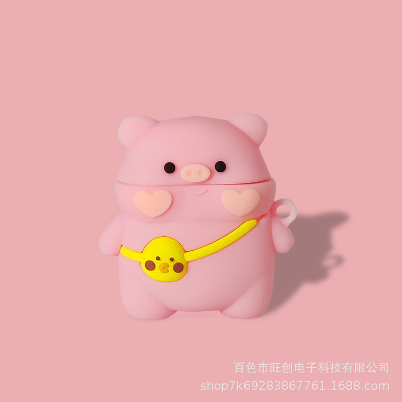 苹果AirPods1/2/3/4代硅胶保护套AirPodsPro2代四/五代卡通保护壳|undefined