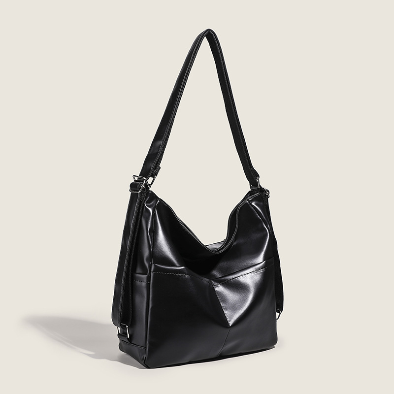 PU Leather Waterproof Backpack & Crossbody Bag for Women, 2-in-1 Commuter Tote Bag 2024 New Arrival, Shoulder Bag for School - Thumbnail 2