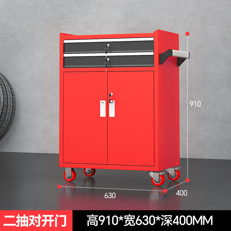Carro de herramientas de reparación de automóviles Carro de reparación multifuncional móvil Taller pesado Hardware con cajón Fabricante de camiones de herramientas