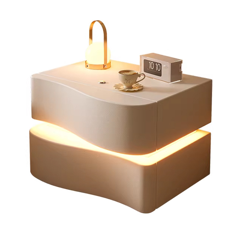 Mesa de cama de madera maciza simple y moderno gabinete de almacenamiento de dormitorio en 2026 nuevo armario pequeño doméstico principal