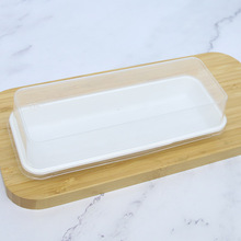 西点蛋糕PET塑料透明长方形一次性食品包装盒盒亚克力小麻薯