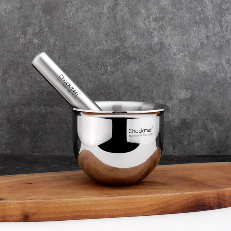 Chockmen Zhuodeming 18 / 10 molino de acero inoxidable para moler el tanque de molienda de la medicina doméstica para moler la pasta de molienda