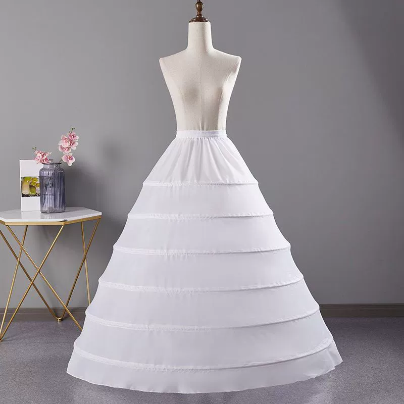 Новый 6-круг юбка поддержка супер-балдахин свадебное платье поддержка увеличенная Елочка поддержка производительности платье подъюбник очень большой супер-балдахин подкладка