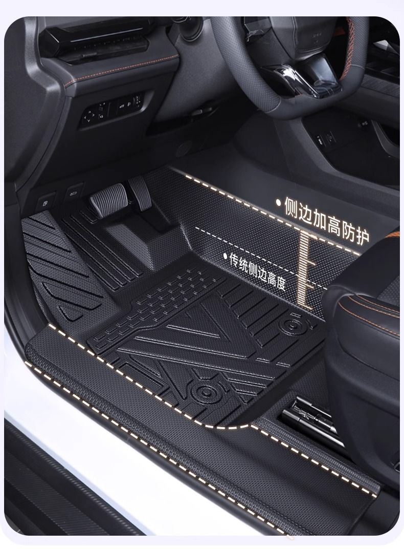 Rav4 Rongfang Door Sill Tpe Floor Mats Waterproof and Non-Slip Fully Enclosed Environmentally Friendly Tpe Car Floor Mats