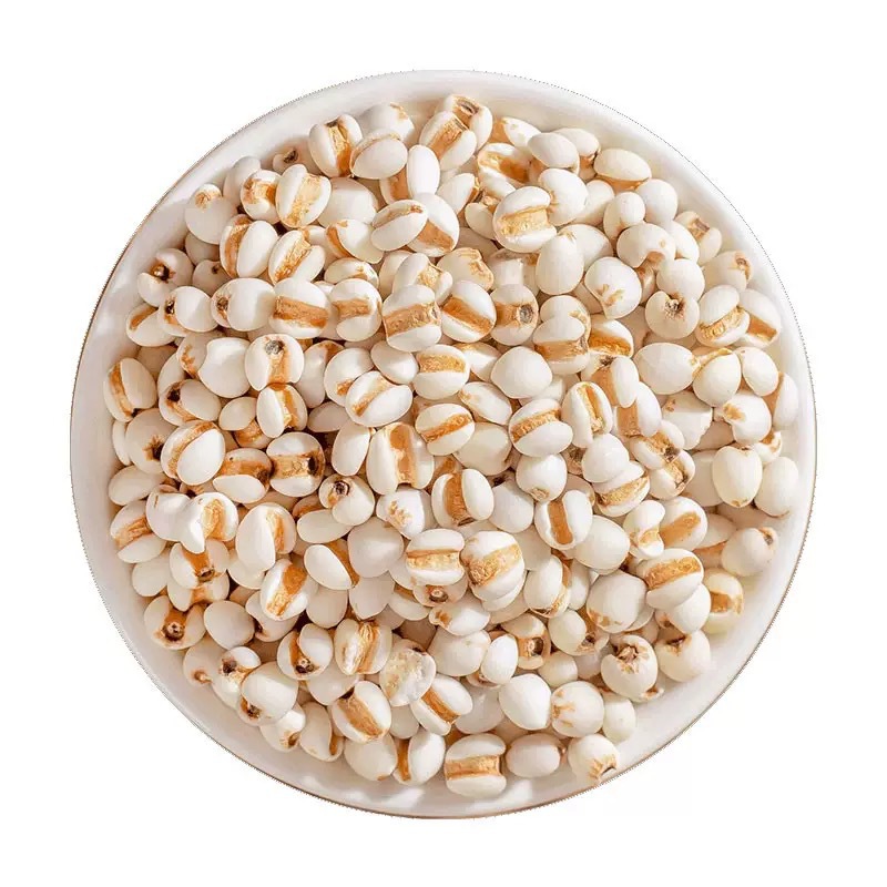 Puffed Coix Seed Yi Yi Ren 500g Dried Job's Tears for Tea Soup and Congee in use
