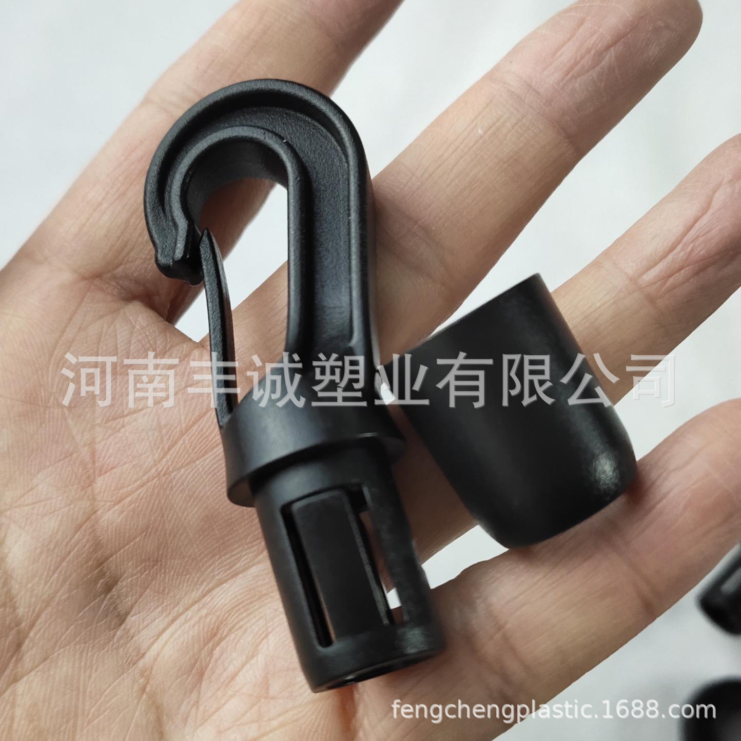 供应户外游船运动皮划艇配件 双头弹力绳挂钩