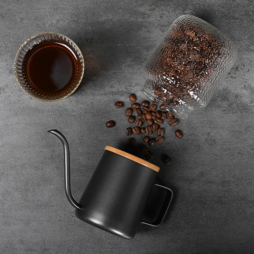 Hanging ear coffee pot 304 stainless steel 250ml drip filter household small mini hand-punched thin mouth long mouth kettle
