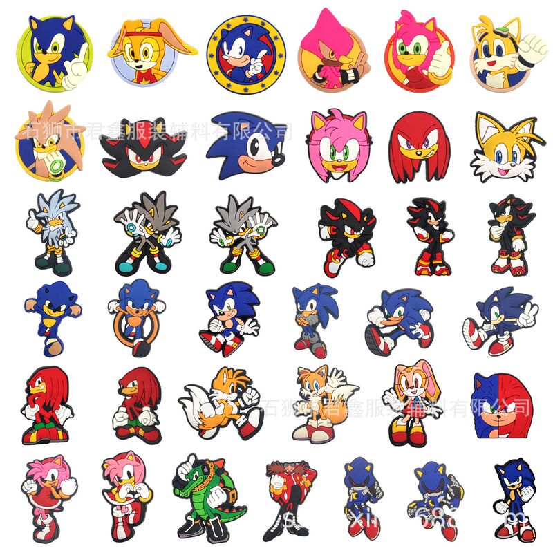 Sonic the Hedgehog Cross-Border Shoe Buckle Sonic the Hedgehog Pvc Clog Shoe Buckle Pvc Shoe Buckle Shoe Flower Shoe Decoration Sonic the Hedgehog Cross-Border Shoe Buckle Sonic the Hedgehog Pvc Clog Shoe Buckle Pvc Shoe Buckle Shoe Flower Shoe Decoration