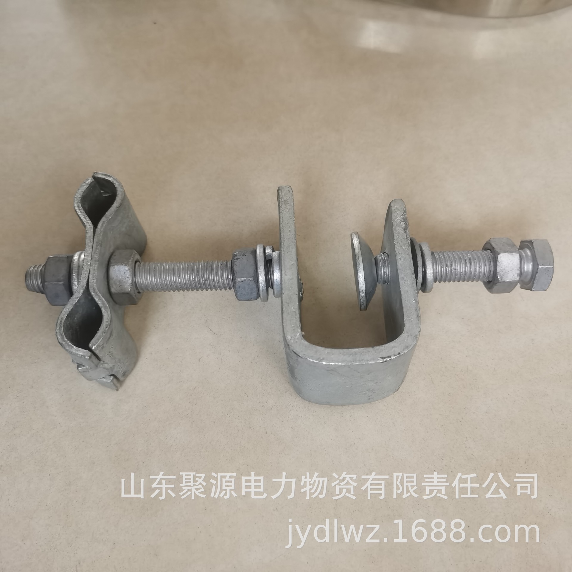 OPGW塔用引下线夹 光缆金具 热镀锌工艺 线路固定防锈防腐蚀线夹