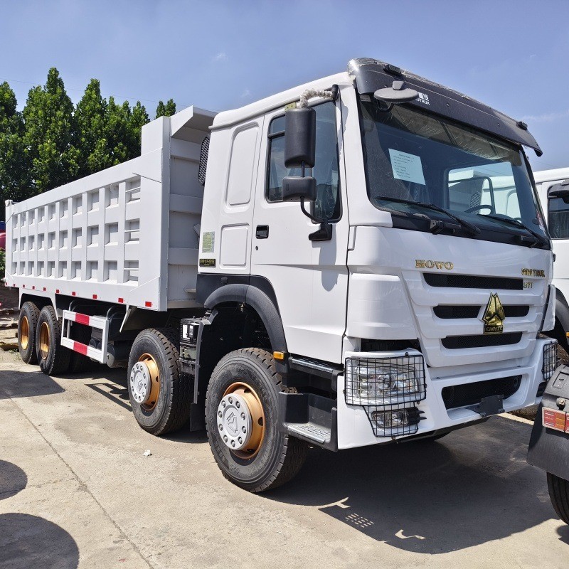 Cross-Border Supply of Sinotruk Howo Dump Truck 8X4 Rear Dump Truck with National Three Diesel Engine
