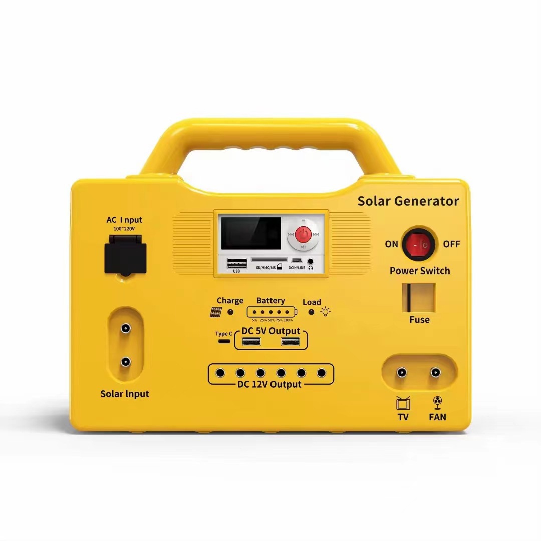 Sistema de generación de energía solar fuente de alimentación de emergencia fotovoltaica doméstica fuente de alimentación móvil al aire libre sistema de suministro de energía solar