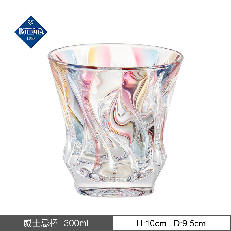 Vaso de whisky importado checo Lex, juego de cristal de alta gama, copa de vino, copa de vino para el hogar