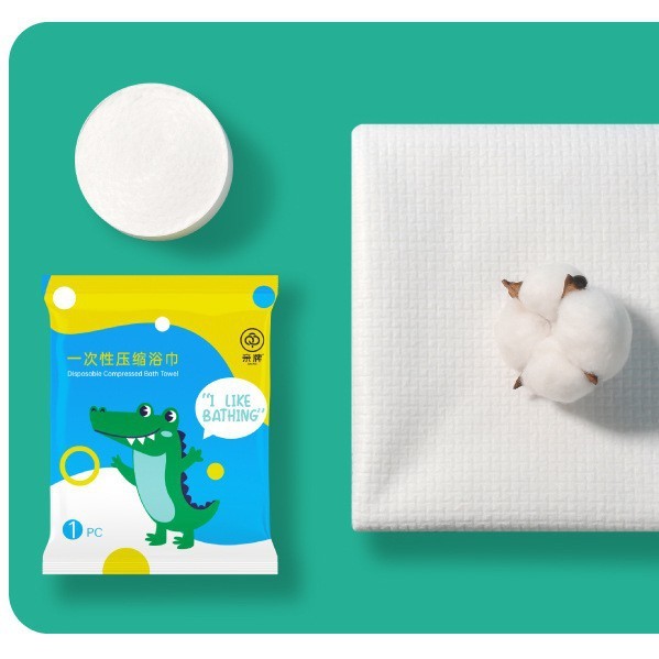プロのブランドのキャンプ旅行ホテル B&B 用品ポータブル純綿使い捨てバスタオルバスタオルタオルセット卸売|undefined