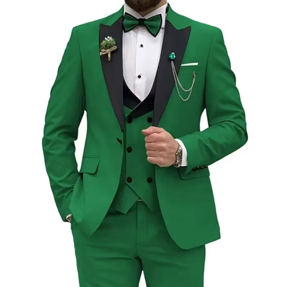 Amazon AliExpress Trajes de estación independientes de hombre de tres piezas de novio y padrino para banquete de boda trajes transfronterizos grandes para hombres