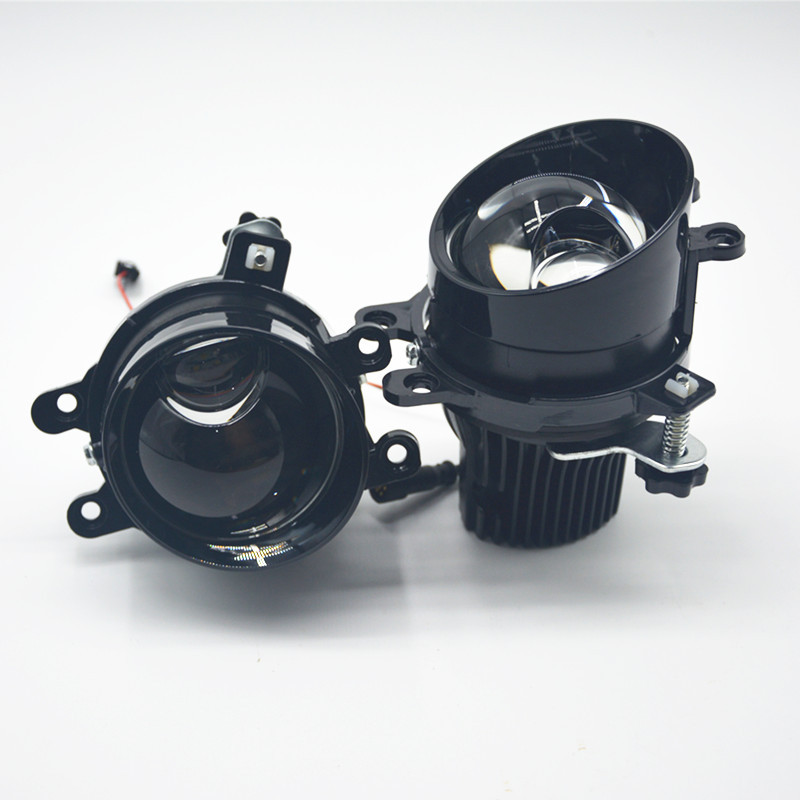 Lentes de doble luz LED para automóviles 70W - 100W Teleproximidad 3.0 Lentes de lámpara de niebla directa única