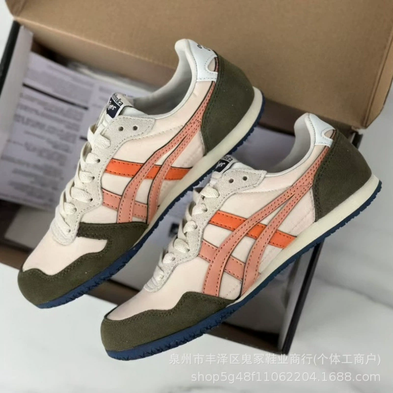 Кеды без шнурков Onitsuka Tiger, кожаные, повседневные универсальные, унисекс