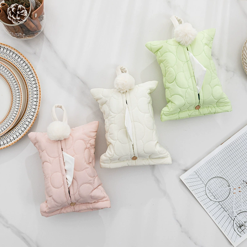 Modern fresh creamy cloth, wipes for auto, flowered