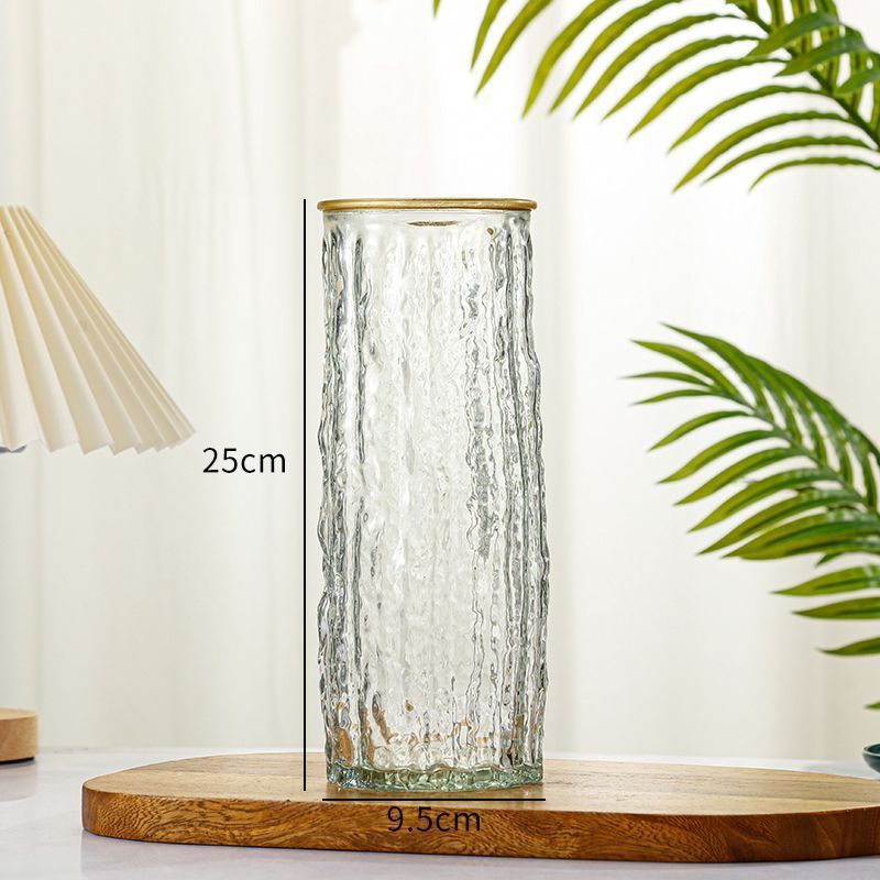 Vaso personalizado inswind glaciar nórdico flores hidropónicas vasos de vidrio minimalistas vasos creativos sensores de flores avanzados