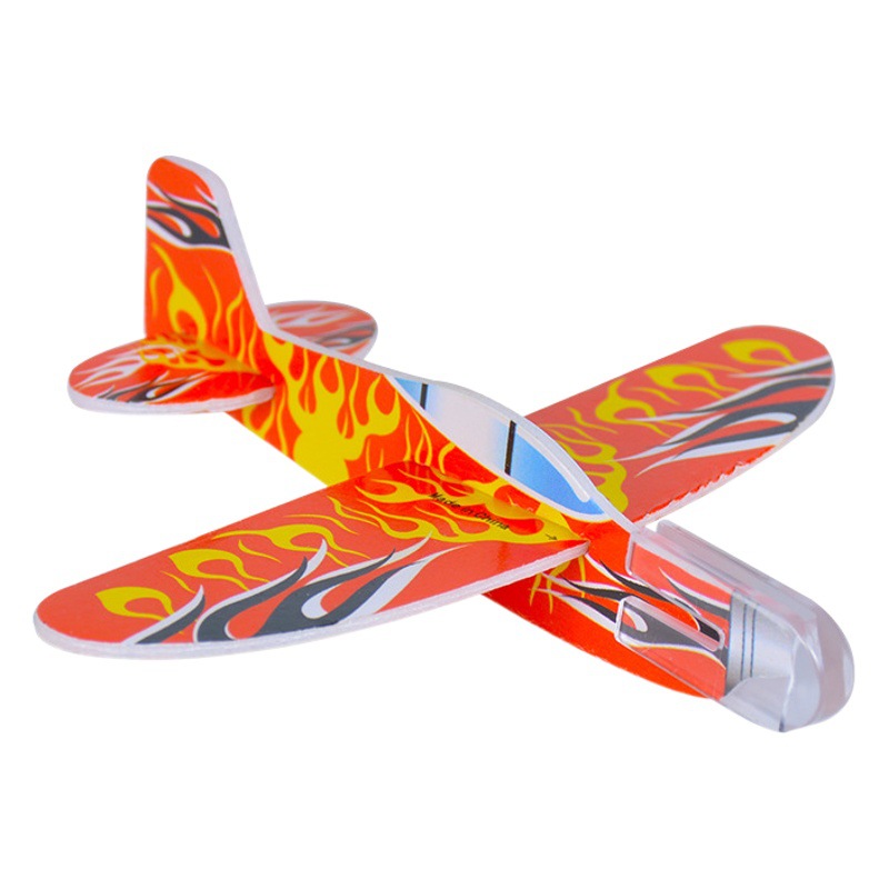 Transfronterizo mini espuma pequeño avión DIY color juguete para niños modelo de aviación regalo actividades al aire libre