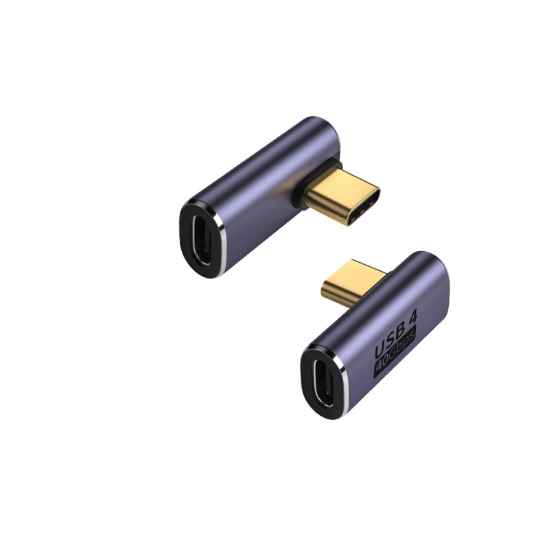 Type cアダプタusb 3.1アダプタ雷インターフェイス磁気プラグ公転母延長エルボ|undefined