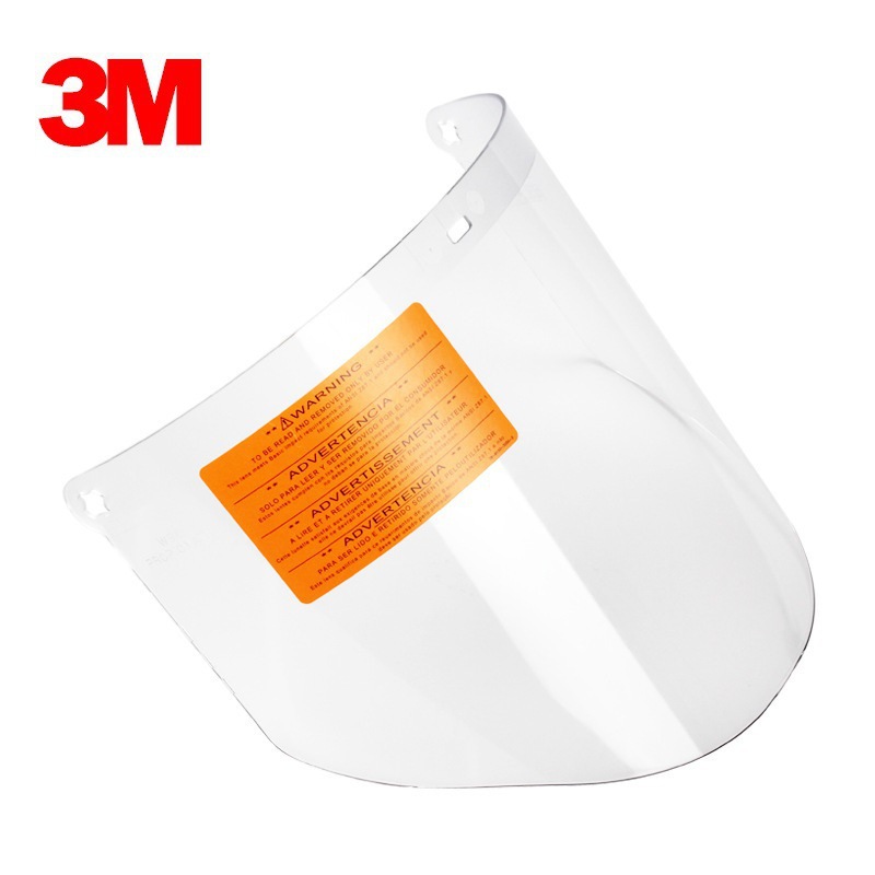 3M 82701防护面屏W96抗冲击防飞溅透明防化学品 耐酸碱面罩