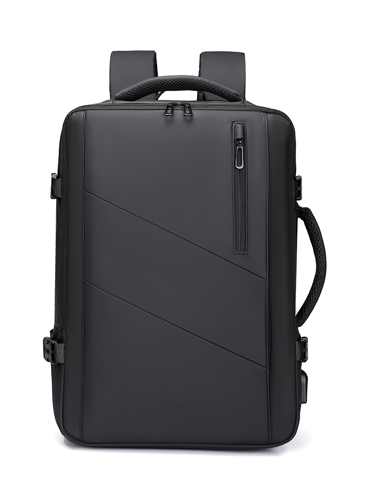 Mochila de negocios para hombres expandible de gran capacidad de viaje de negocios mochila de tela de oxford mochila portátil