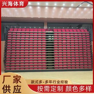 J8 Bleacher Seat Electric Viewing Retractable Conference Room Blow Molding Bleacher Retractable Chair Stadium Soft-Packed Hollow Seat G3