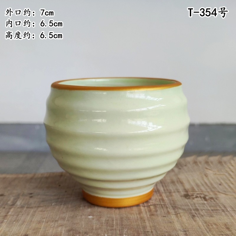 植木鉢の小さい新商品の缶のアイデアの磁器の缶の多い陶磁器の肉のミニ陶のレトロな家庭の陶磁器のたらいの園芸の太い新しいです。|undefined