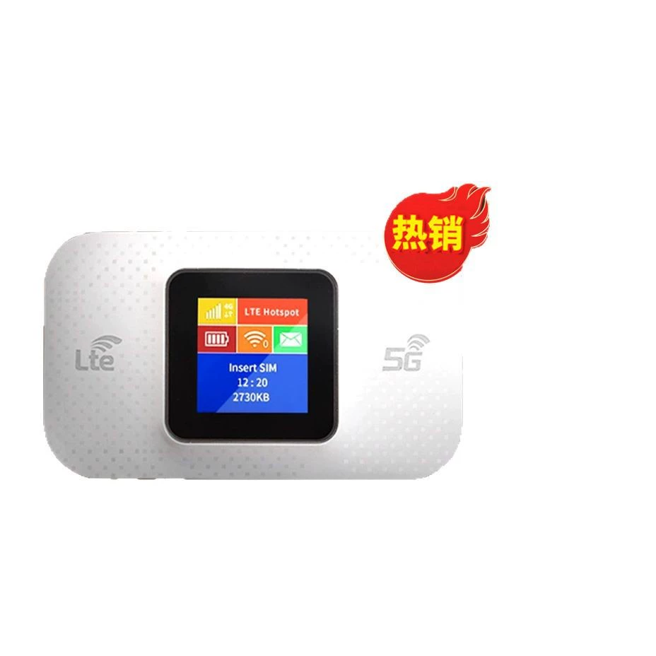 [北美欧版4G Portable MIFI 插卡无线路由器车载随身WiFi  LCD Hot]