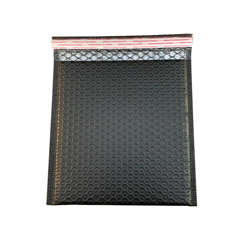Bolsas de burbujas largas negras, bolsas autoadhesivas, bolsas de espuma gruesas en forma de tira larga, bolsas de embalaje autoadhesivas para envíos exprés, bolsas de embalaje para ropa.