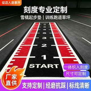 定制健身馆训练仿真草坪HYROX专项训练地垫官方赛事赛道跑道草坪