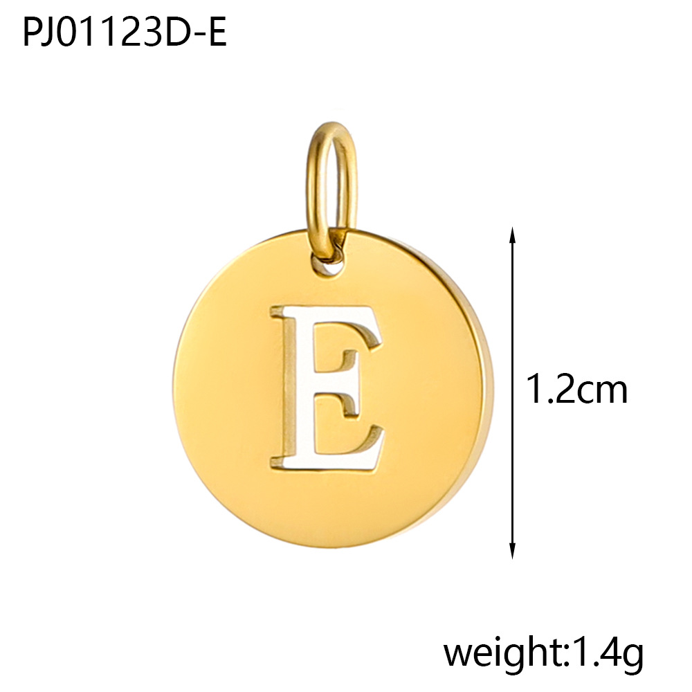4g Weight Pendant Jewelry Making Type DIY Ornament Accessories Classification 1 Piece Quantity 304 Stainless Steel Material Letter Pattern All Seasons Season Polished Finish Plating Design Retro, Classic Style Style 1 Piece 304 Stainless Steel Letter Polished Pendant DIY Ornament Accessories 6