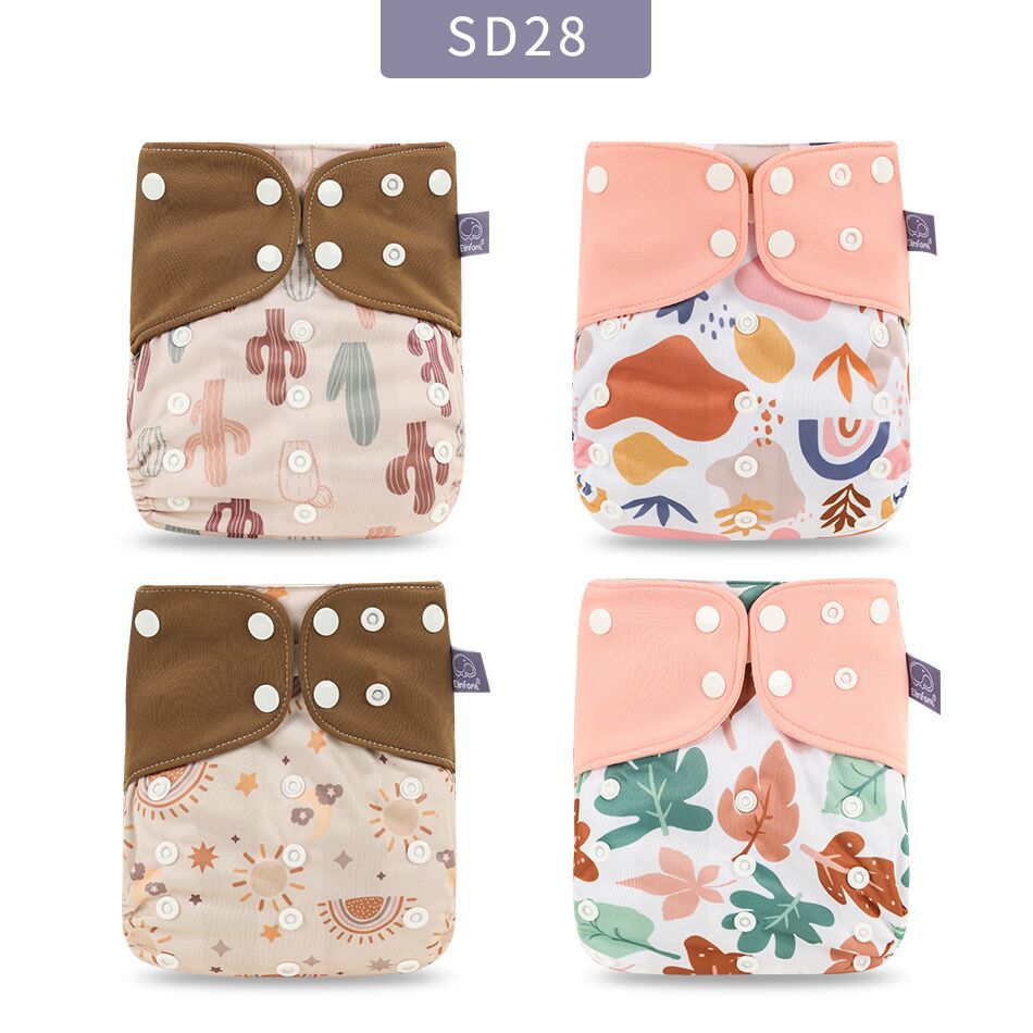 Pantalones de pañales para bebés Pañal de tela ajustable lavable impermeable transpirable a prueba de orina Pantalones de entrenamiento de pañales a prueba de fugas portátiles