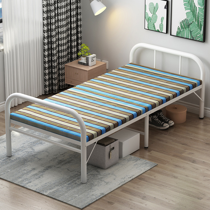 Camas plegables directas de fábrica cama de tablero cama de madera cama de almuerzo cama casera de adultos cama individual oculta image 27