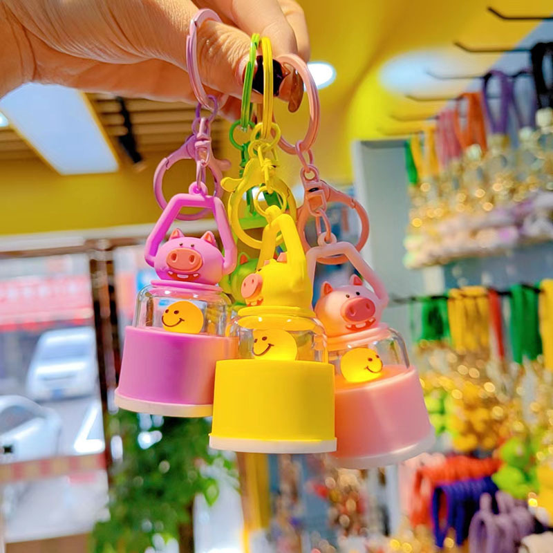 Luz camping al aire libre en línea llavero colgante muñeca bolsos de chicas colgante pareja colgante teléfono móvil colgante mercado nocturno empuje