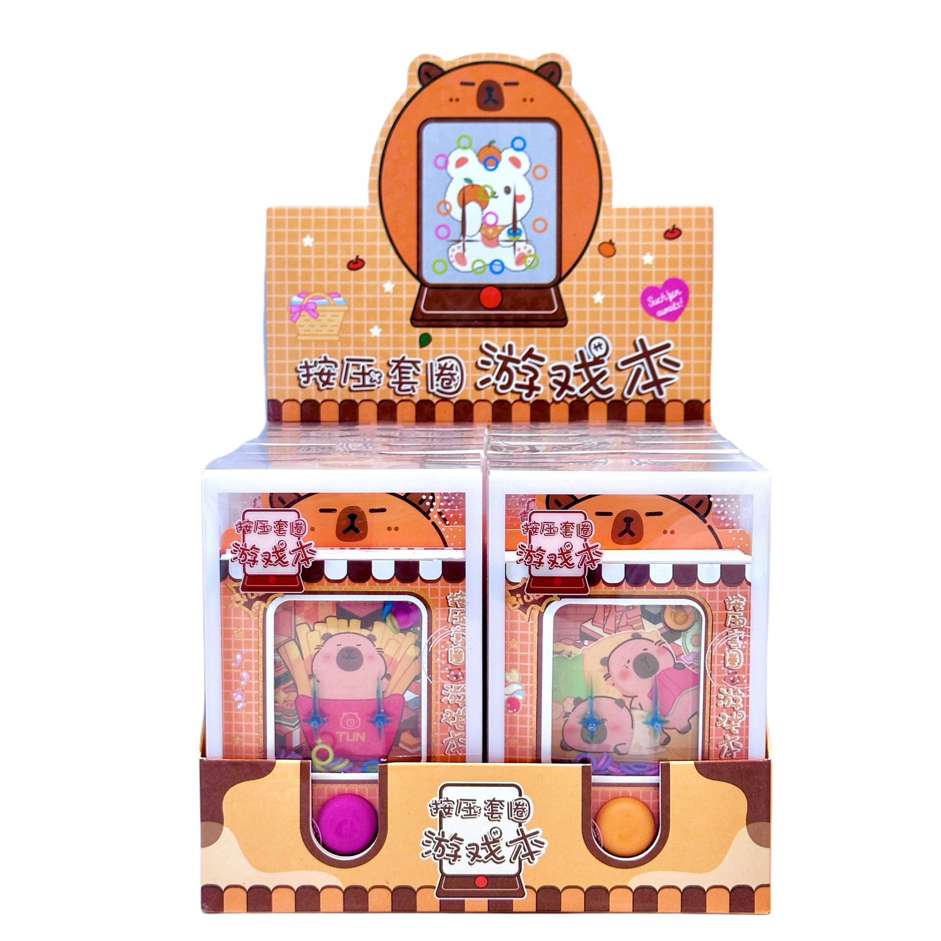 Libro de juegos de Kapibala Libro de palabras de descompresión de diversión creativa Bloc de notas portátil Diario de notas para estudiantes