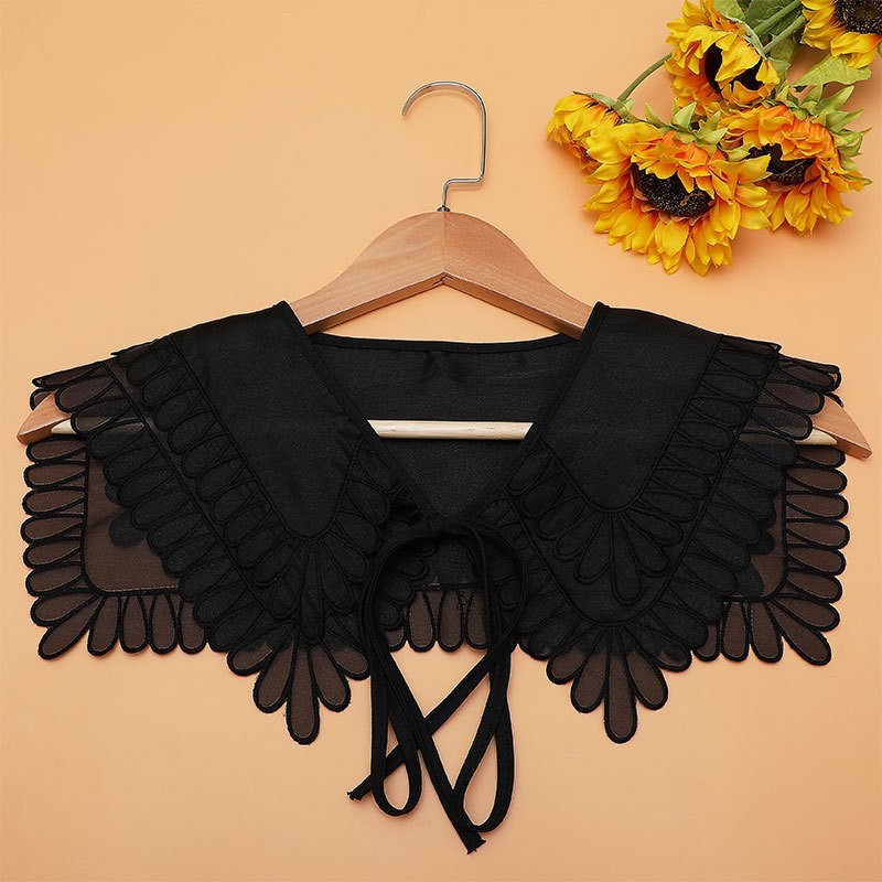 Nuevo ergena bordado por computadora bordado muñeca collar flor collar transfronterizo productos exclusivos para decoración DIY