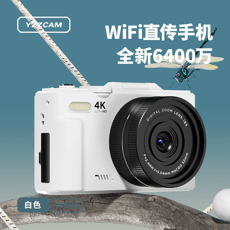 Микро-одноблоковая студентская цифровая камера с CCD, entry-level, высокий пиксель, экран flip, 4K, WiFi, Vlog, campus