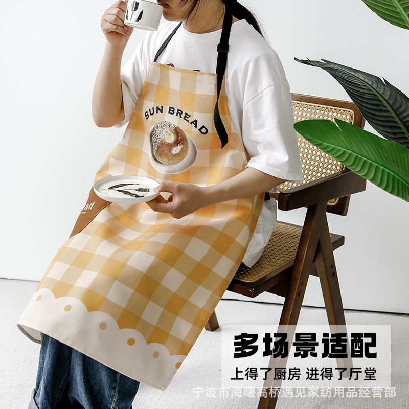 Фартук, водонепроницаемый милый комбинезон, нагрудник