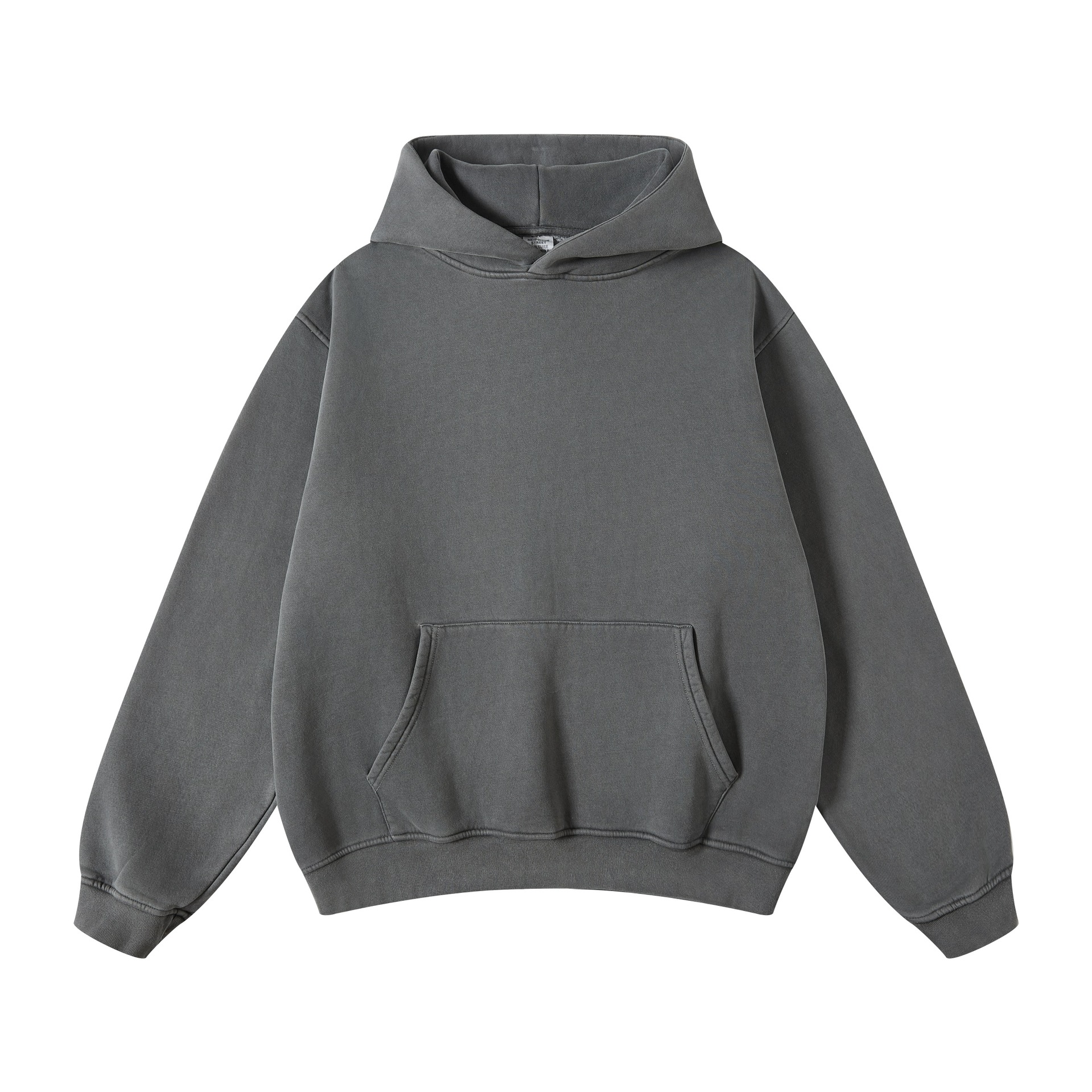 Men's Heavyweight Washed Hooded Sweatshirt For Autumn And Winter_voghion.com