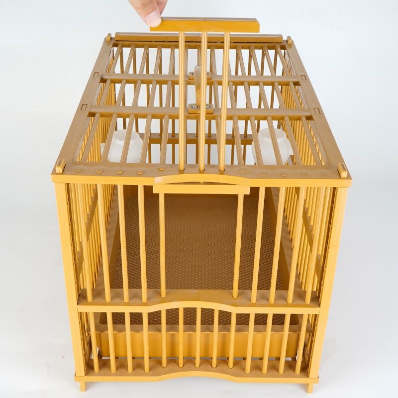 Bath Cage for Birds Like the Myna, the Starling, the Parakeet, the Cockatiel, and the Parrot; Universal Cleaning and Bathing Large Plastic Bath Cage Bath Cage for Birds Like the Myna, the Starling, the Parakeet, the Cockatiel, and the Parrot; Universal Cleaning and Bathing Large Plastic Bath Cage