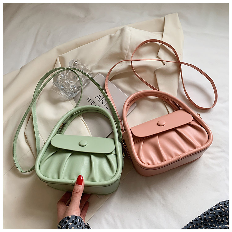 Wholesale Candy Color Square Messenger Bag Nihaojewelry display picture 2