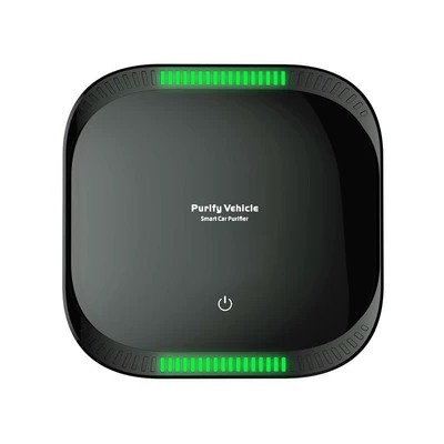 Intelligent car air purifier car small purifier air quality detection haze removal PM2.5 (Hava təmizləyiciləri) - black-basic