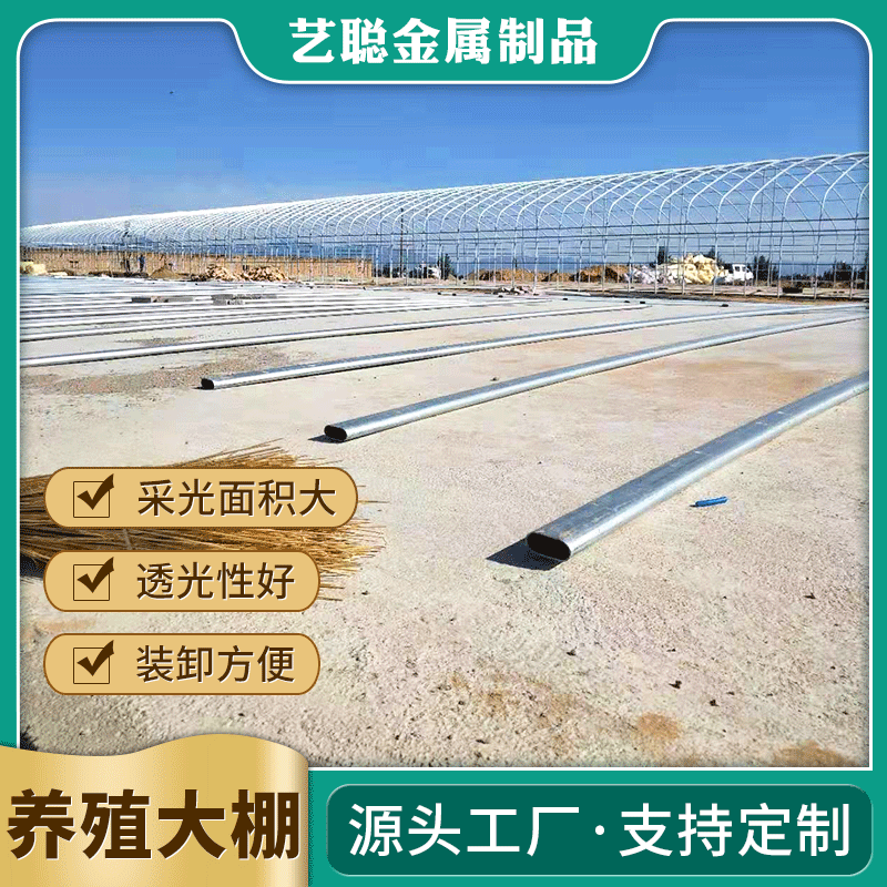 Customized Greenhouse Construction, Livestock Breeding Greenhouses, Installation of Chicken and Duck Raising Greenhouses, Galvanized Greenhouse Frames, Poultry Greenhouses