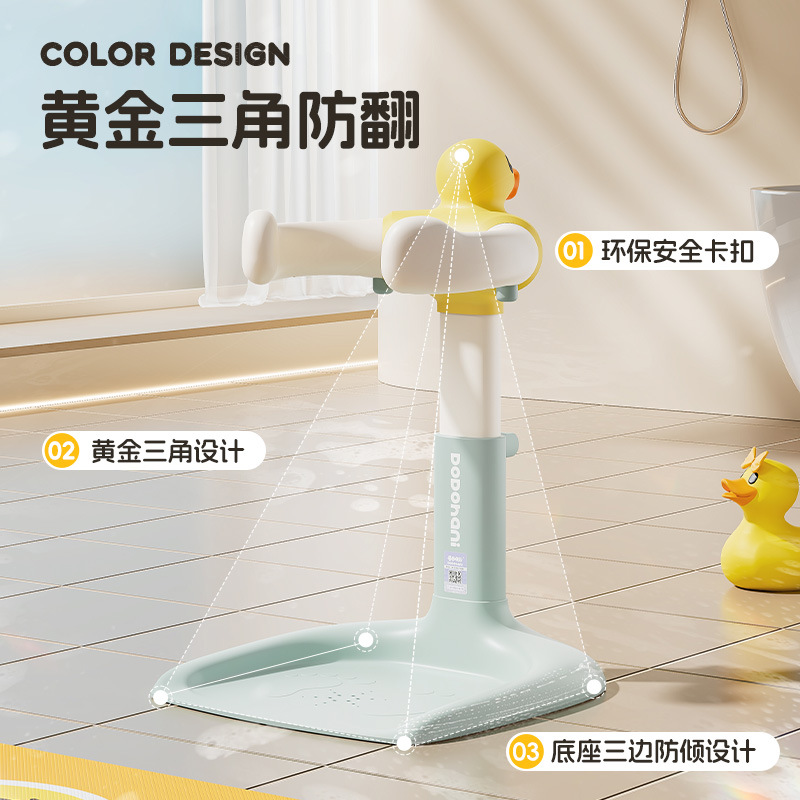 Artefacto de baño de pie para bebés, bebé, niño, lavando el trasero, soporte auxiliar, baño de pie antideslizante para niños