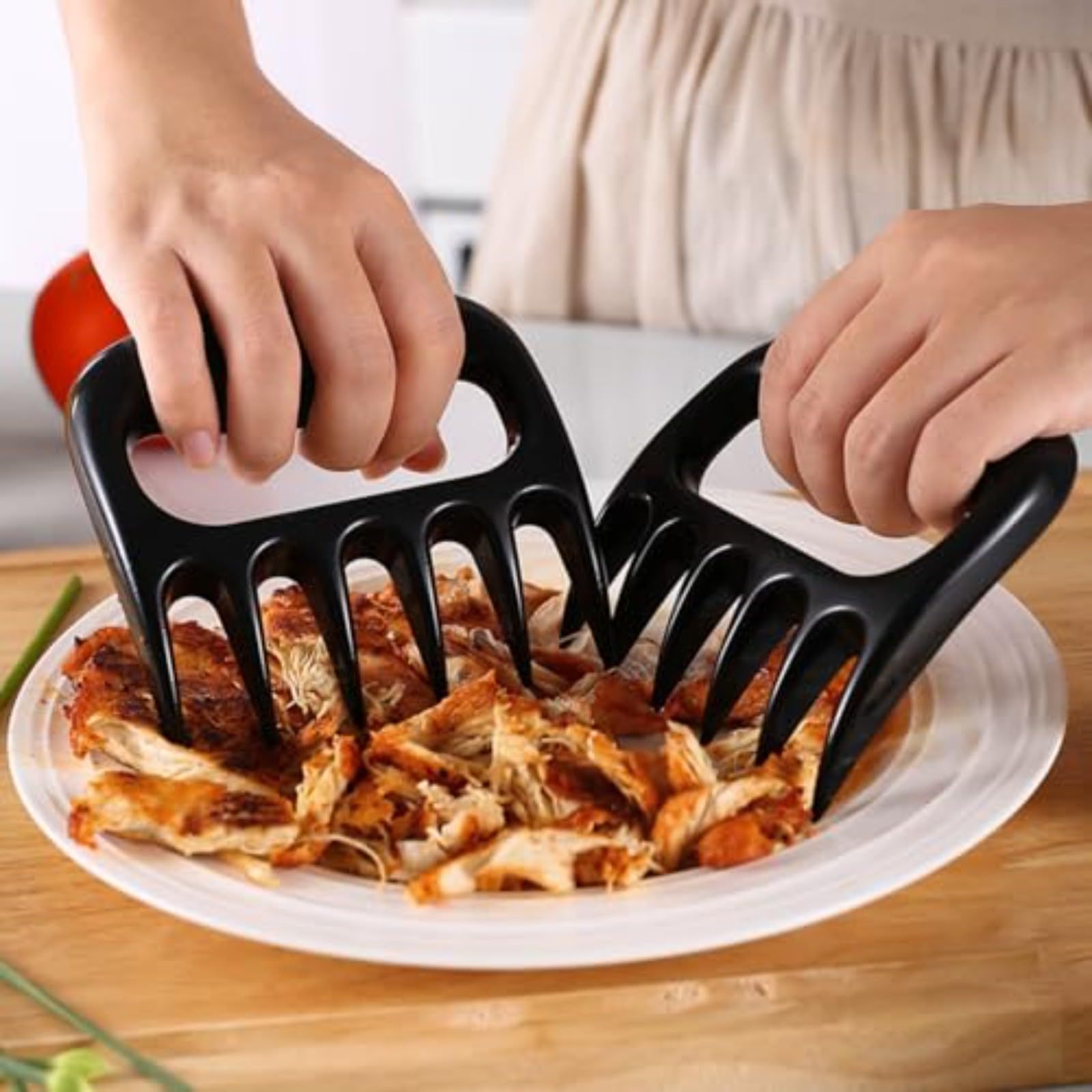 Cross-Border Bear Paw Meat Shredder Chicken Separator Fork Meat Shredder Barbecue Meat Loosener Meat Shredder