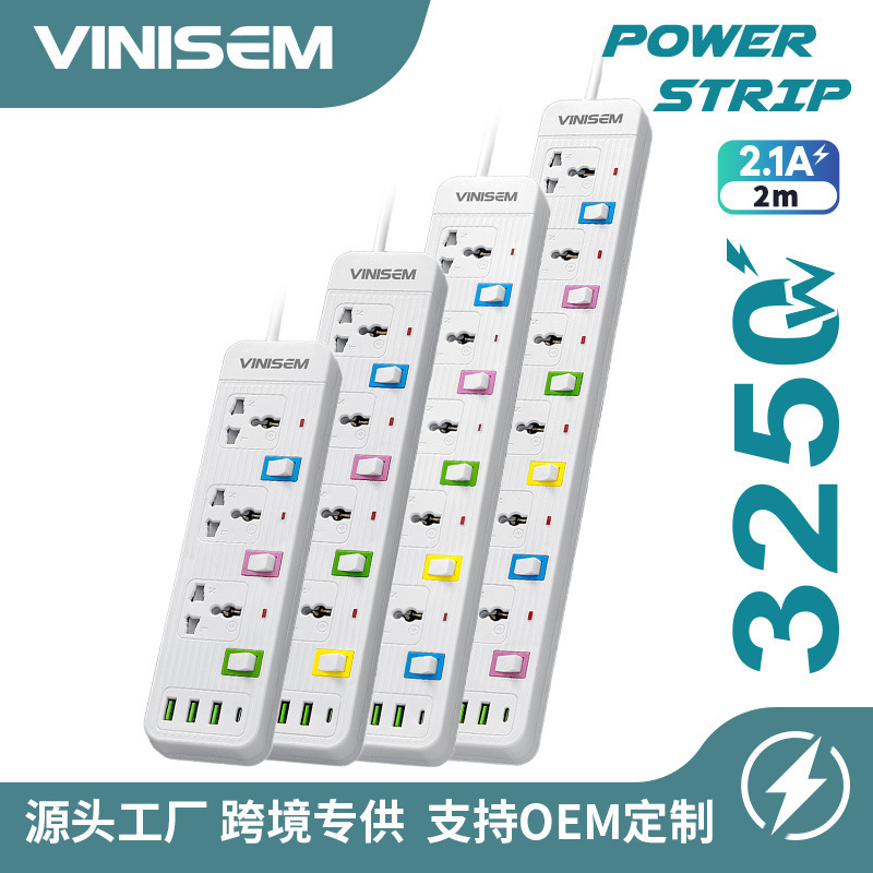 Transfronterizos multi-interruptor placa de conexión Camboya Dubai India América del Sur placa de conexión comercio exterior color universal zócalo