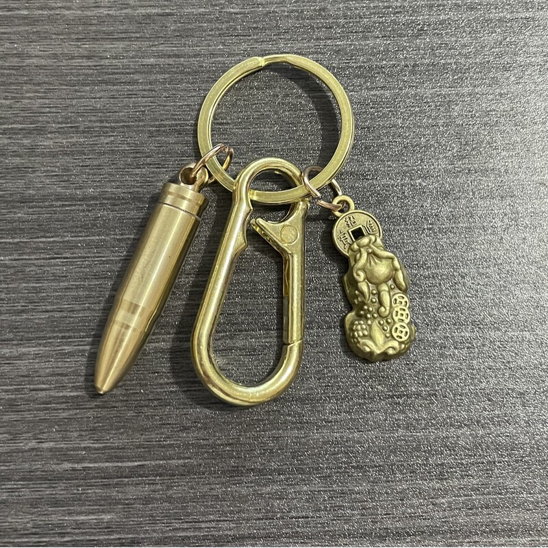 真鍮キーホルダー弾丸エクスプレスナイフペンダント分解エクスプレスナイフひょうたんペンダントジュエリー金属工芸品|undefined