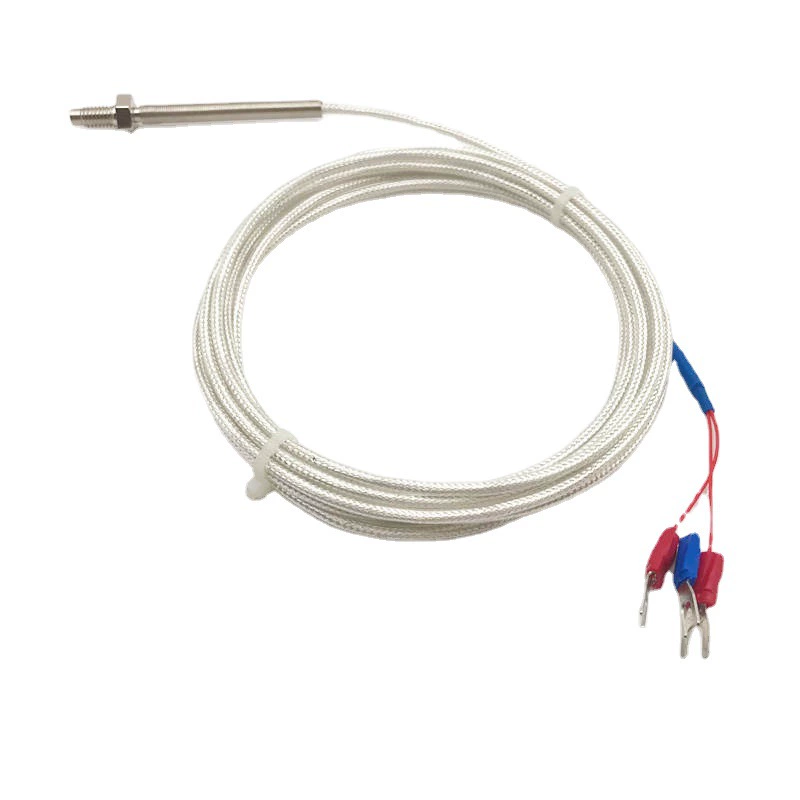 Датчик температуры термального сопротивления потока сопротивления М6/М8 платины винта высокой точности ПТ100 поддерживает нештатные