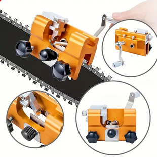 Chainsaw Chain Grinding Fixture, Chainsaw Chain Grinder Kit, Suitable for Various Chain Models